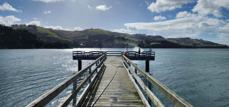 ovts fishing jetty water blasting